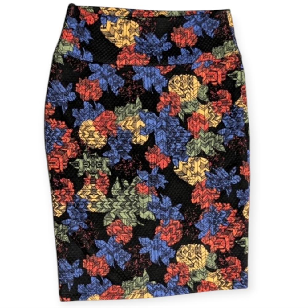 Floral Pencil Skirt Women's Medium